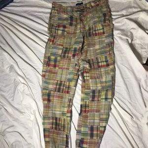 Jcrew vintage plaid pants